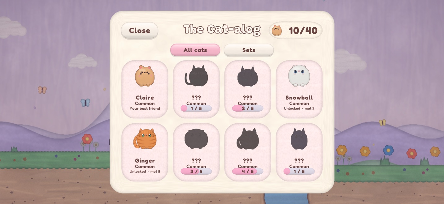 Meet and collect cat friends